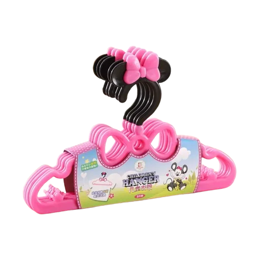 Различная Экологичная Вешалка из полипропилена вешалка для детской одежды с бантом детские пластиковые выдвижные вешалки