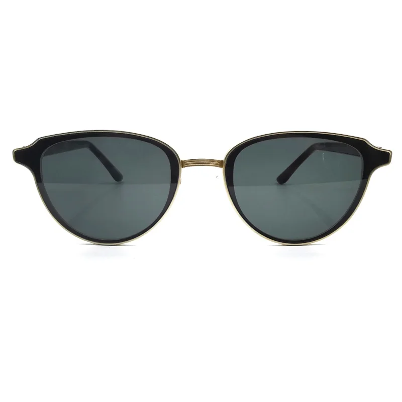 
Fashion luxury small lens metal frame sunglasses women river men fashion sunglasses newest 2021 gold metal sunglasses acetate 