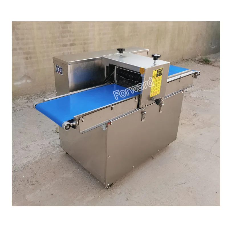 40CM width belt Flake pork meat cutting slicing machine/chicken Breast slice making machine/fresh beef jerky slicer