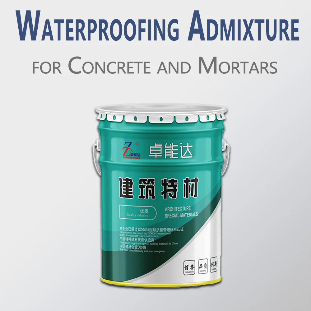 Waterproofing Concrete repair Admixture mortar for Concrete and Mortars