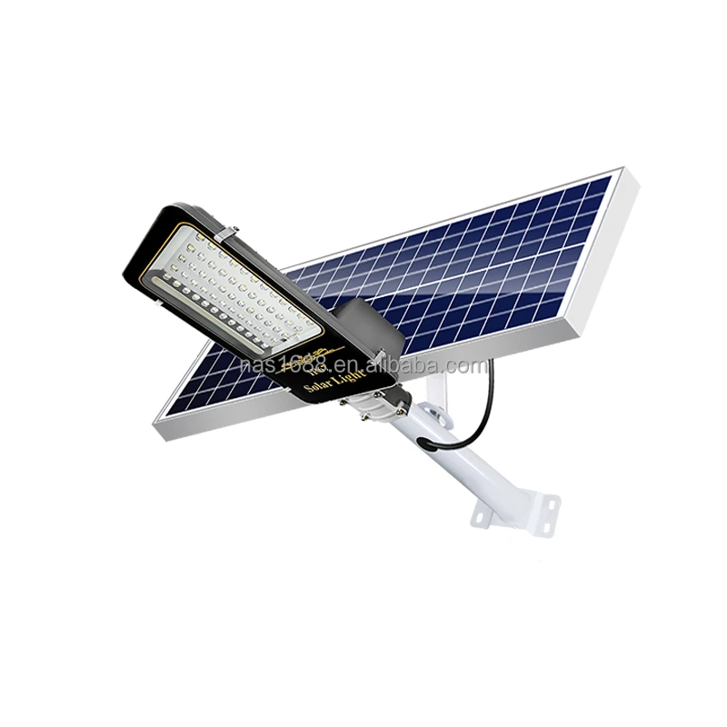 Smart auto dimming control high efficiency luces solares exterior panel with led solar street light