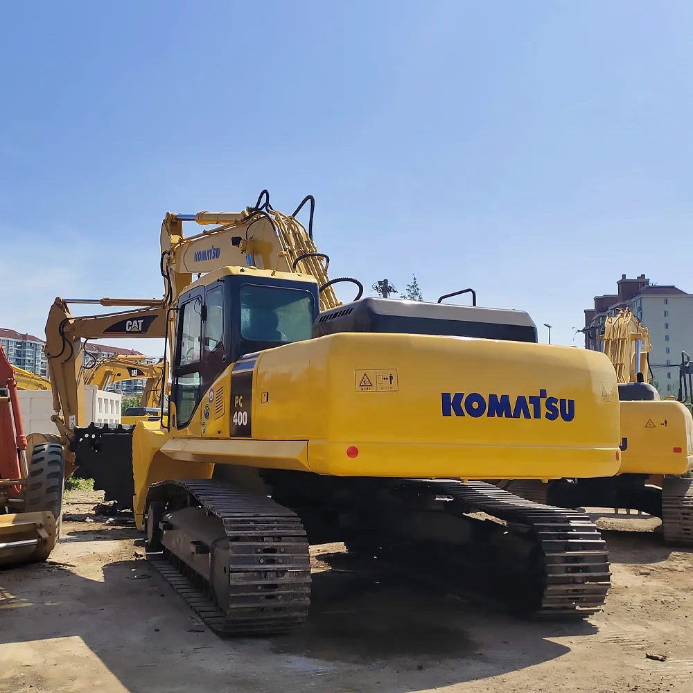 used Komatsu backhoe digger excavator komatsu hydraulic excavator pc400-7