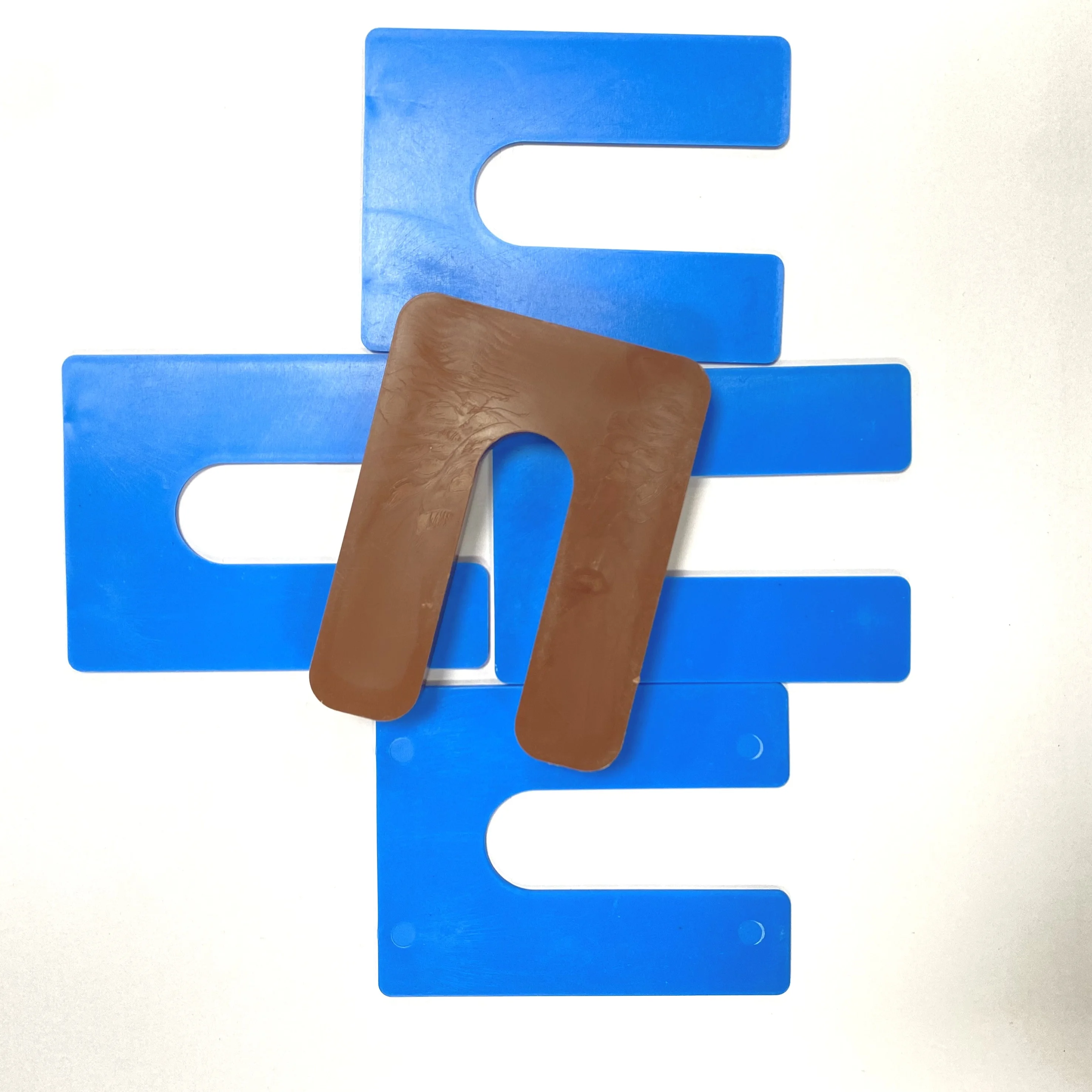 1/2' Window Packer Plastic Shims Structural Horseshoe U Shaped Tile Spacers Horseshoes Shims Plastic Packers for Leveling