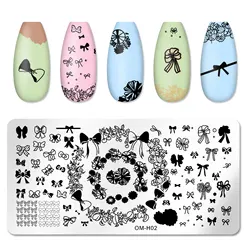 3D DIY 8 Pcs Starry sky Constellation nail stamp templates With Scraper Lace animal Owl flower heart designer nail stamp plate