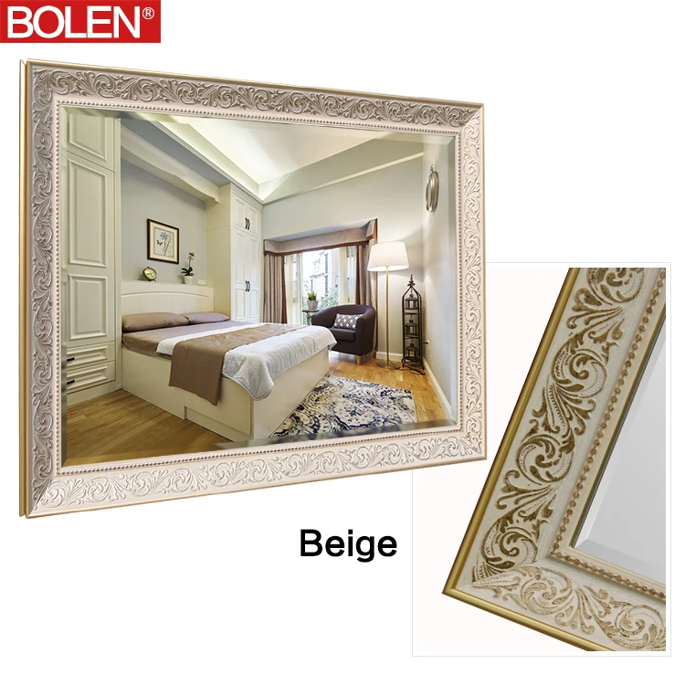 Hot sale modern big size frame standing bedroom mirror floor full length dressing mirrors