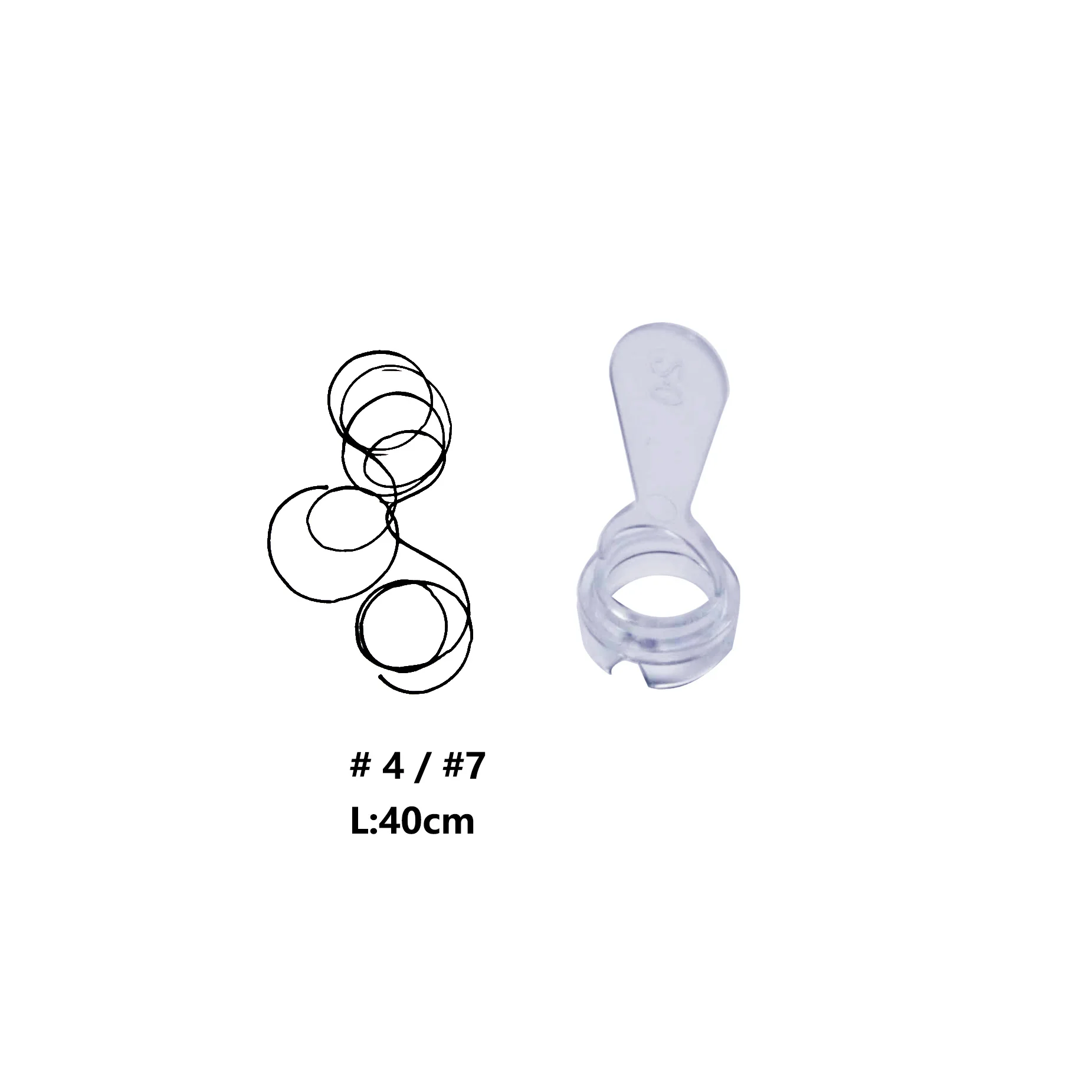 Hospital 1.0 cm Male Foreskin Ring Cutting circumcision clamp ring circumcision photo