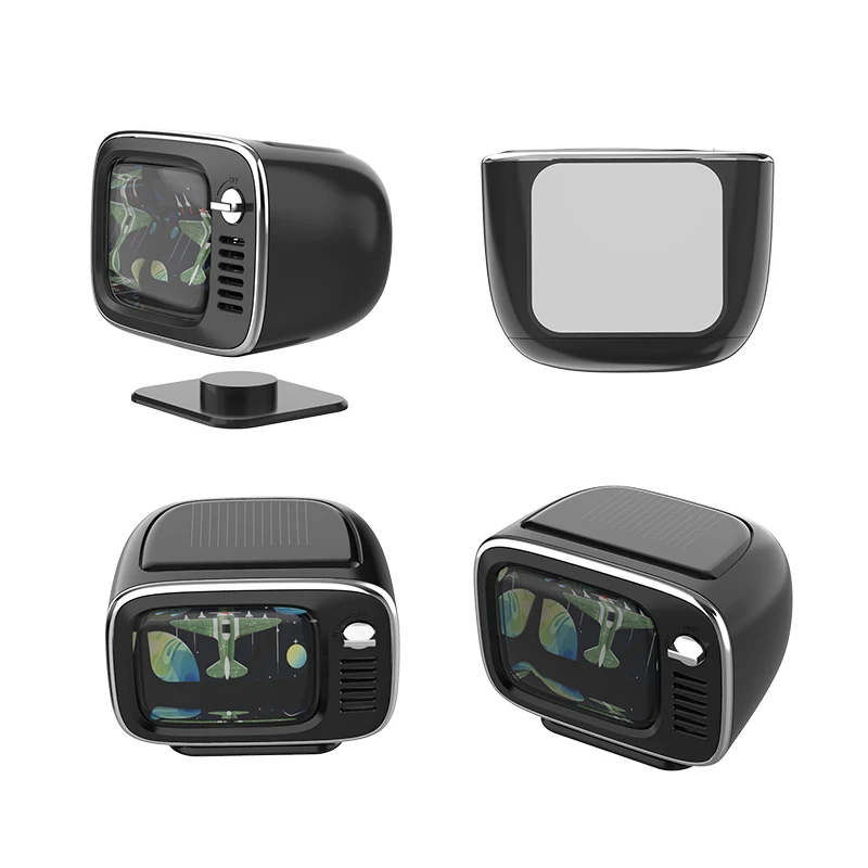 
New Products Hot Sale Product ABS Aromatherapy Car Diffuser TV2 Car Perfume by solar energy 