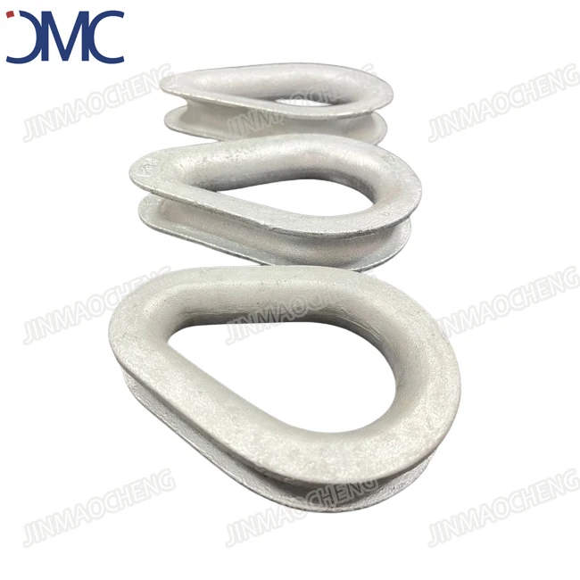 Литой легированной стали Hawser наперстки HDG. Закрытое Тело HD наперсток для троса