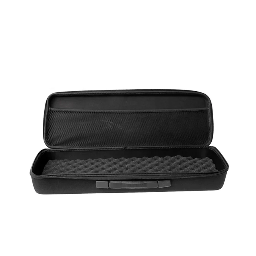 Custom Logo Carrying Fishing EVA Foam Case Fishing Tackle Box Rod Bag for Folding Pole Lure Bait Spool Storage