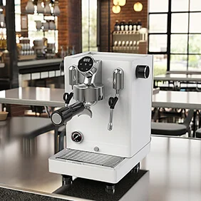 Professional Commercial Electric Coffee Machine Business Automatic Espresso & Expresso Stainless Steel Housing for Car Hotel Use