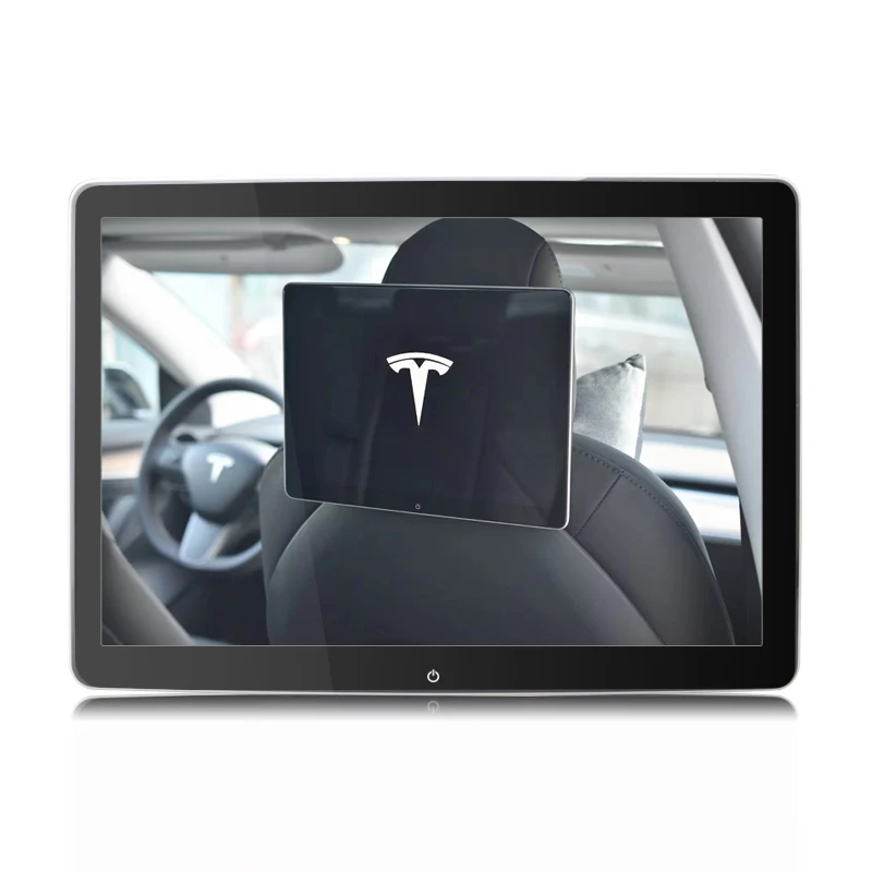 Model 3 / Model Y car headrest monitor android 11.0  12inch 4K for Tesla monitor