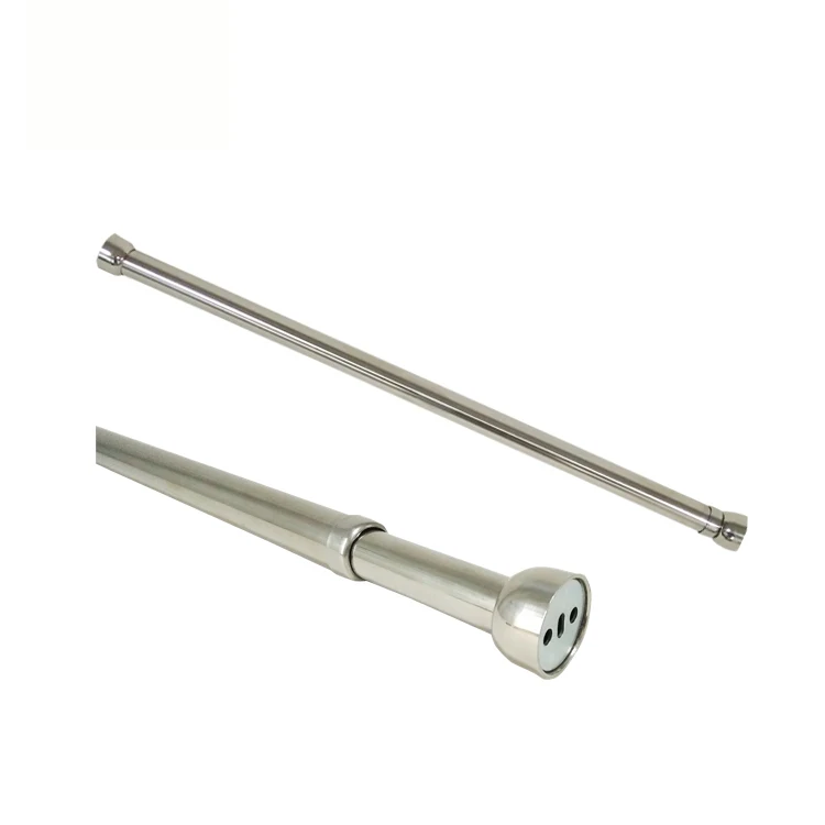 
201 stainless steel different sizes DIY extensible telescopic shower curtain rod 