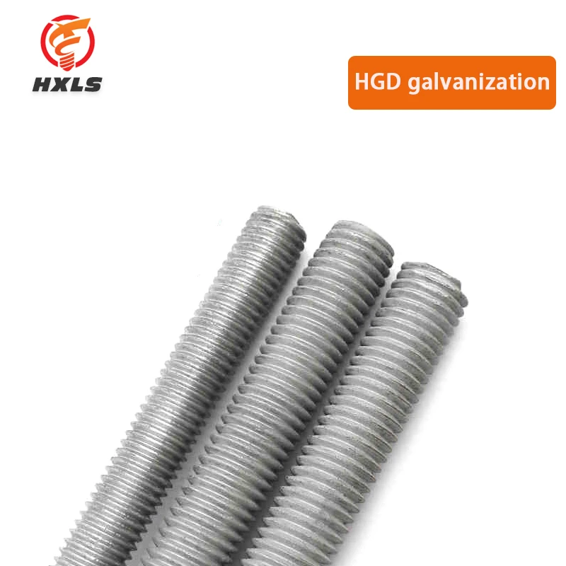 DIN975 HGD galvanization 304 stainless steel metal studs & threaded rods