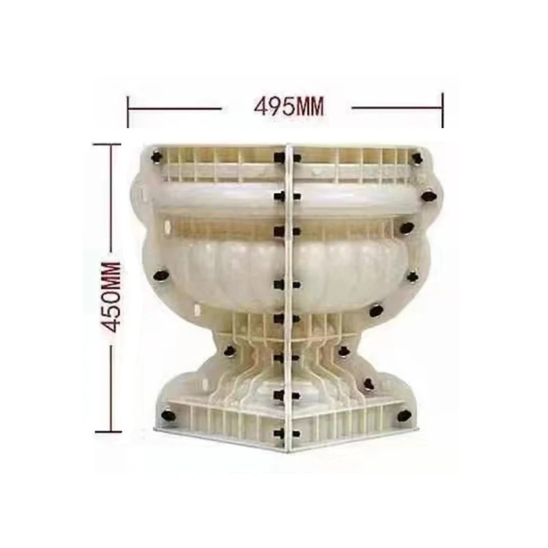 Round flower pot mold basin Cement mold Homemade bonsai basin plastic steel reinforced concrete