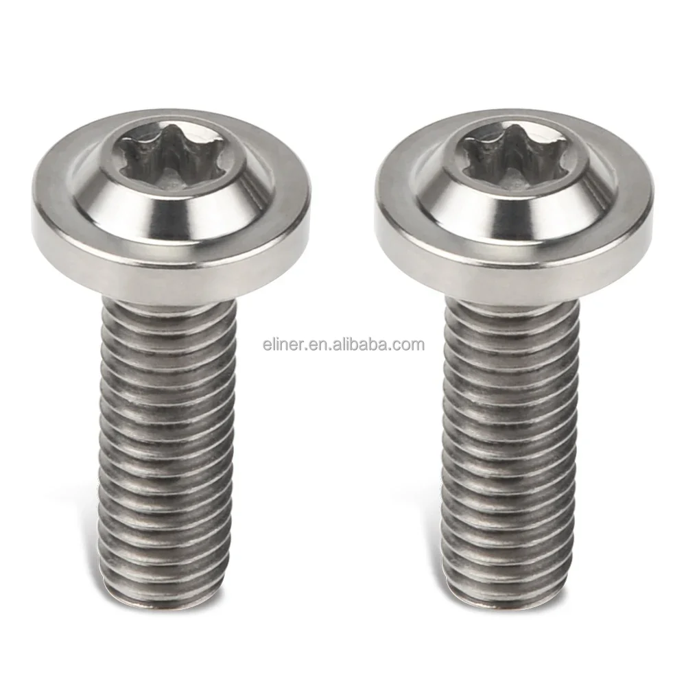 Bolts Screws Top Cover Clamp Brake Caliper Fork stainless Steel Chamfered Hexagon Beveled Flat Round Head Internal Hexagon Screw