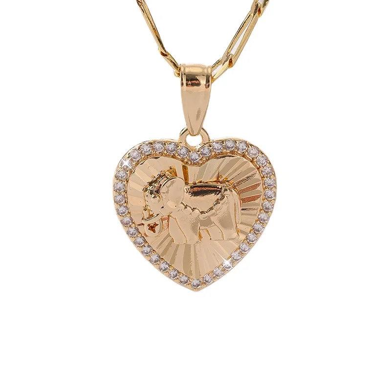 High quality love jewel pendant cute elephant pendant