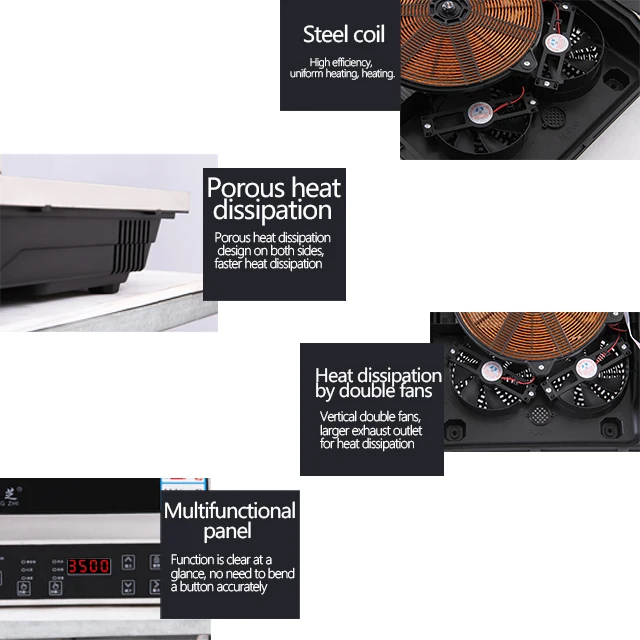 Эффективная индукционная плита, электромагнитный котел для дома