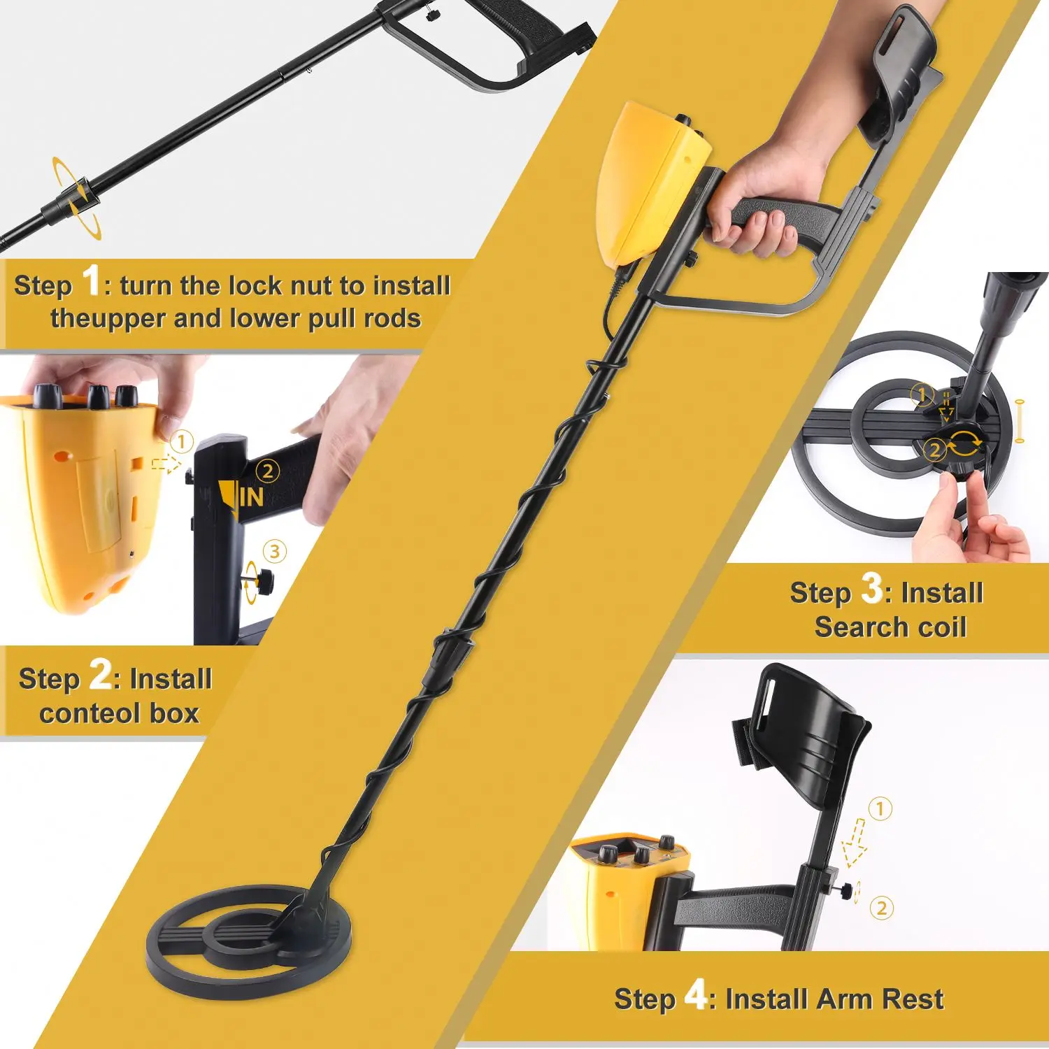 Cheap metal detector  MD-5090 popular gold detector treasure find gold hunting metal detector devices treasure hunter