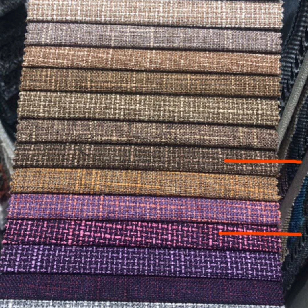 Modern Style new  Polyester design woven  Upholstery Linen Print Fabric For Sofa