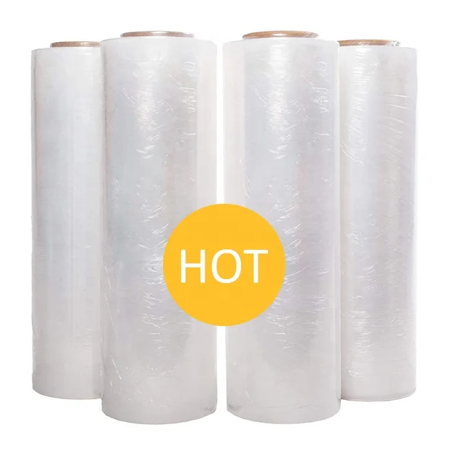 Stretched Wrapping Heavy Duty Lldpe Pallet Plastic Wrap Manufacturer Clear Stretch Film China Transparent Moisture Proof Soft
