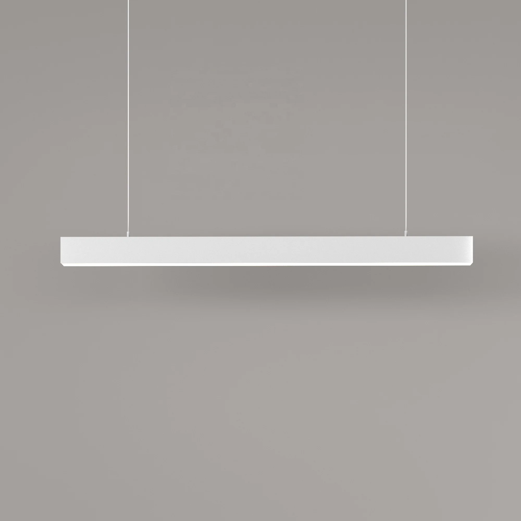 modern LED light  30w white aluminum linear pendant light with Energy saving lamp for parking lot light