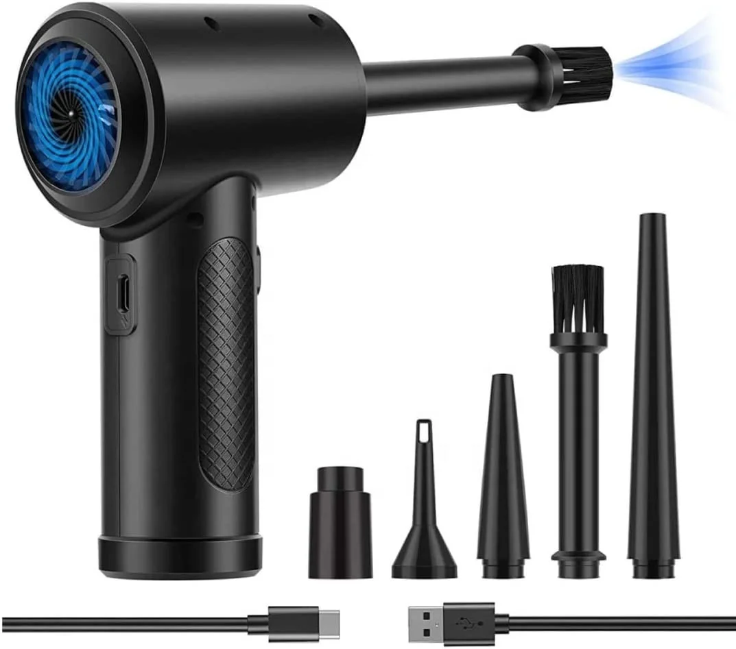 Mini Cordless Air Blower Cleaning Keyboard Computer PC USB Rechargeable 50000RPM 90000RPM Wireless Electronic Dust Air Blower