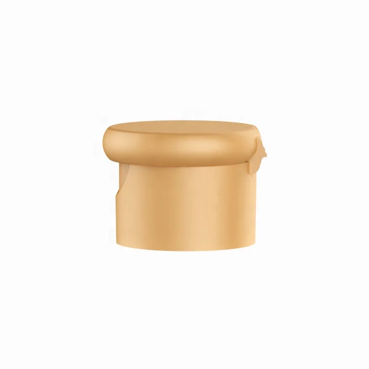 Manufacturer Supply Screw cap plastic lids 24mm cosmetic packaging plastic flip top cap pp ribbed smooth screw bottle cap