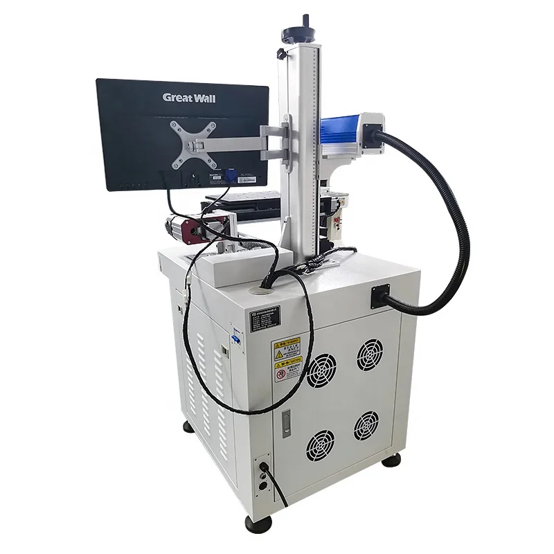 Desktop marking machine raycus max jpt20W 30W 50W  fiber laser marking engraving machine Made in China