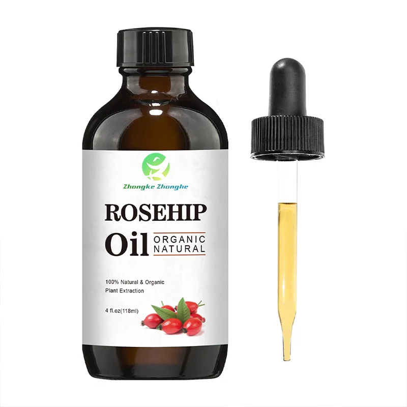 100% Natural Organic Rosehip Base Oil Pure Essential Oil Blend 118ml Volume OEM Supply Made From Plant Ingredients