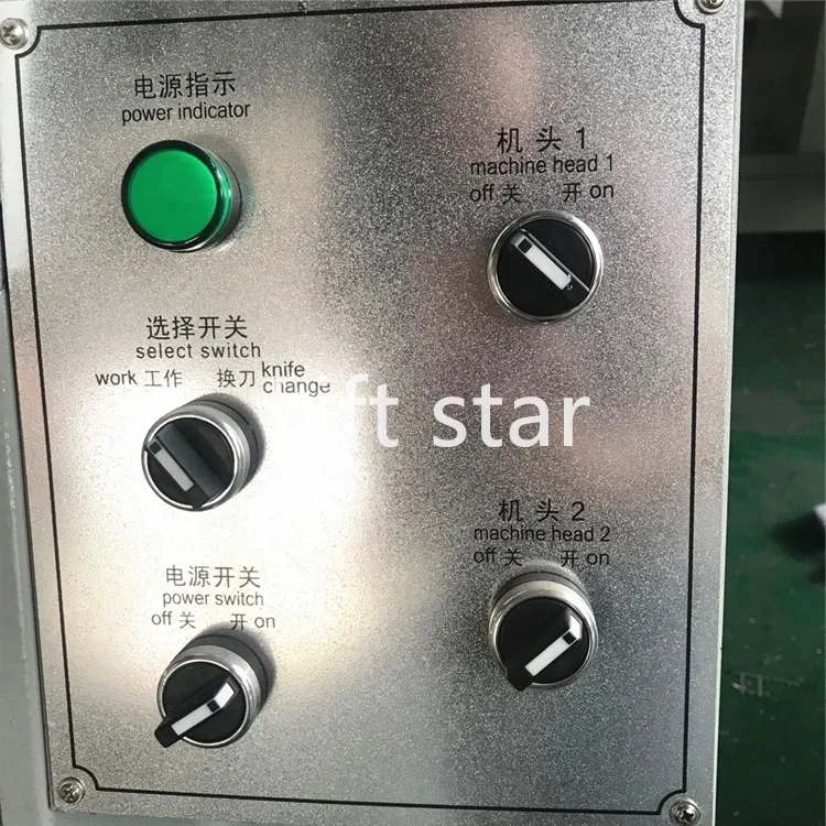 two head auto water-slot milling machine for pvc profile window profile water slot milling machine