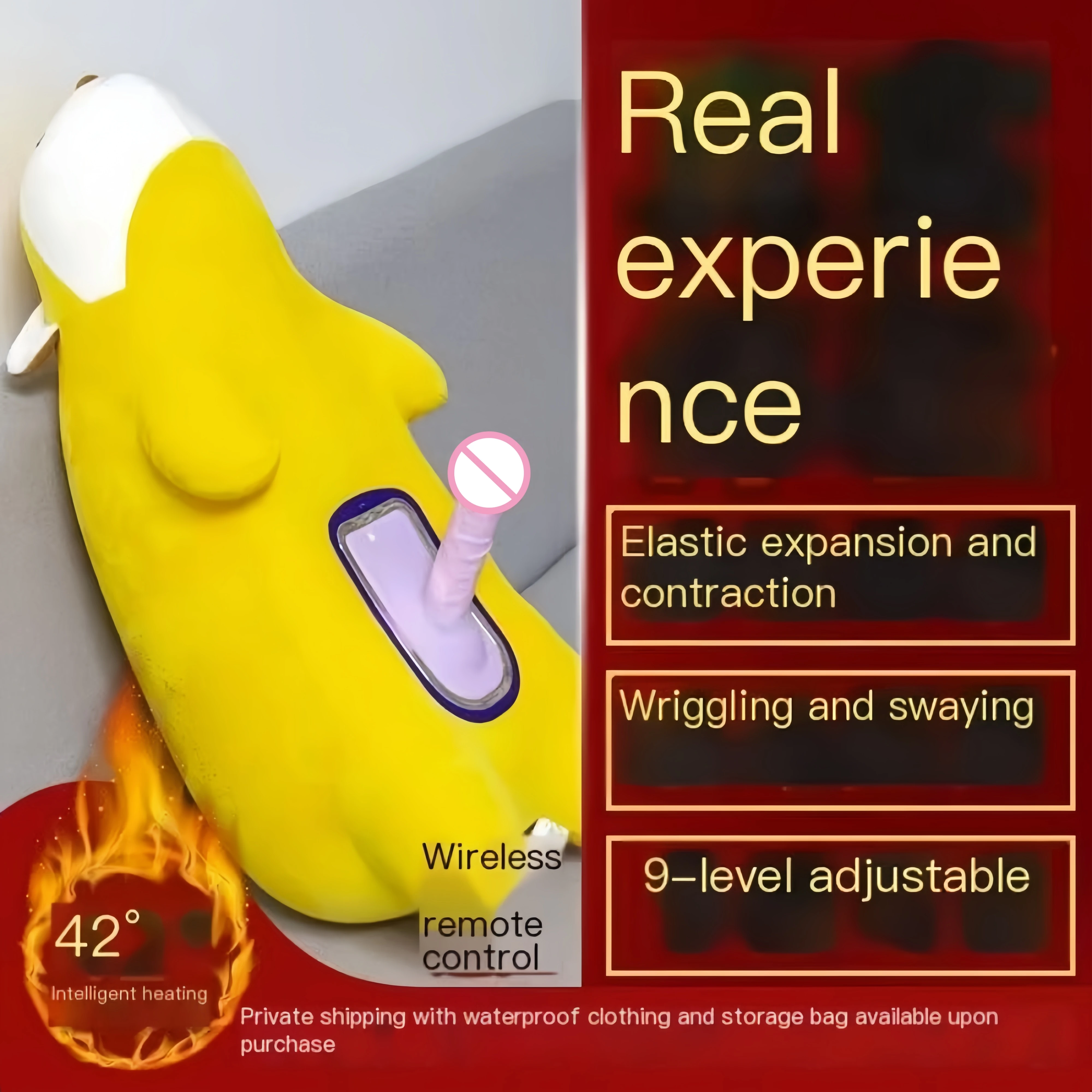 Automatic Ladies Invisible Cute Plush Doll Sex Toy Remote Control Vibrating Thrusting Telescopic Dildo Polar Teddy Bear Vibrator