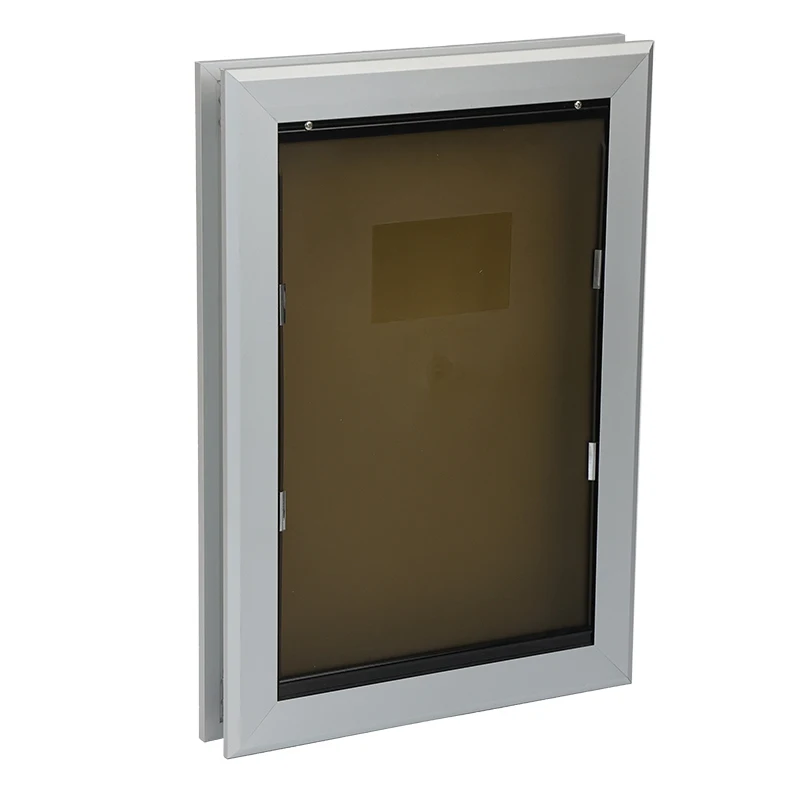 Automatic 2-Flap Durable Pet Door for Wall, Steel Frame and Aluminum Lock Double Flap Dog Door and Cat Door(Pets Up to 100 Lb)