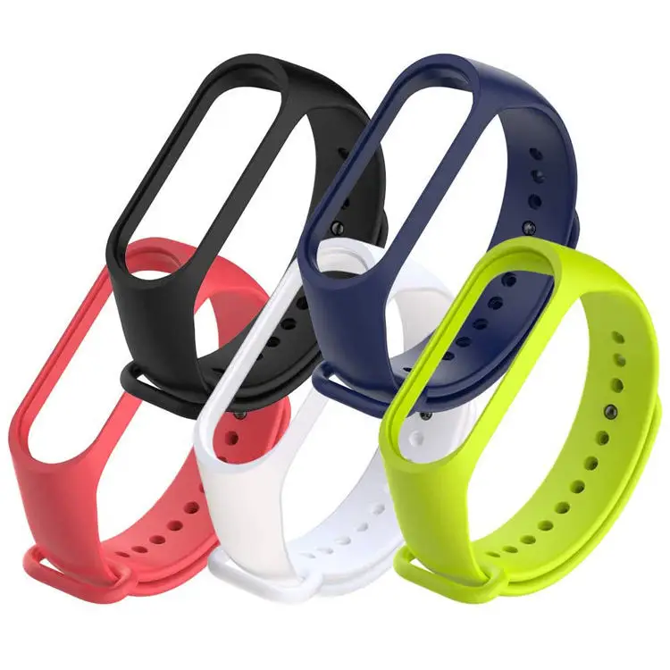  Ремешок для Mi Band 5 4 3 2 1 спортивный резиновый силиконовый ремешок