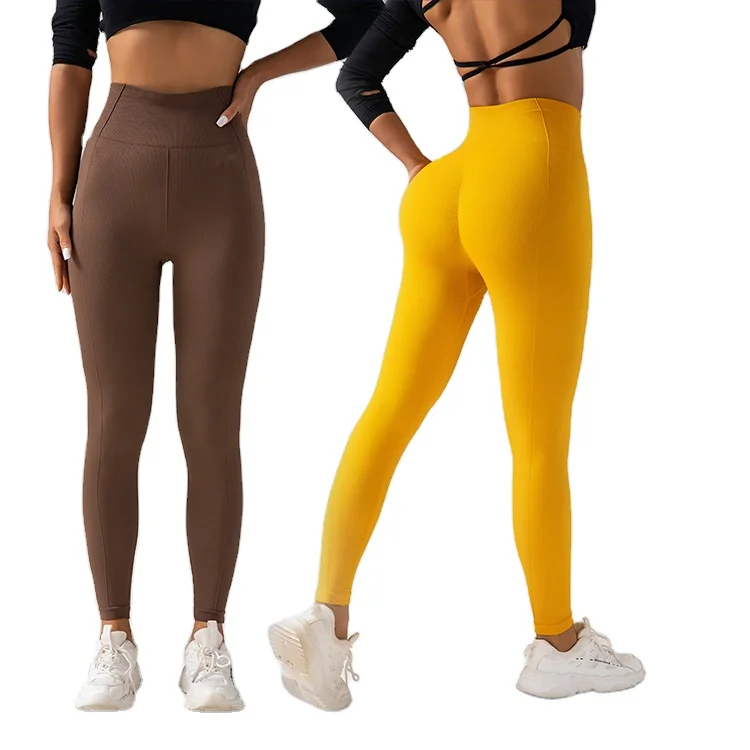 Женские бесшовные леггинсы с логотипом на заказ