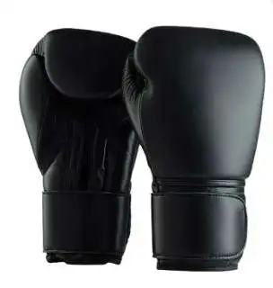 High Quality Various Sizes 8Oz 10Oz 12Oz Black Customized Pu Material Professional Training Sports Boxing Gloves