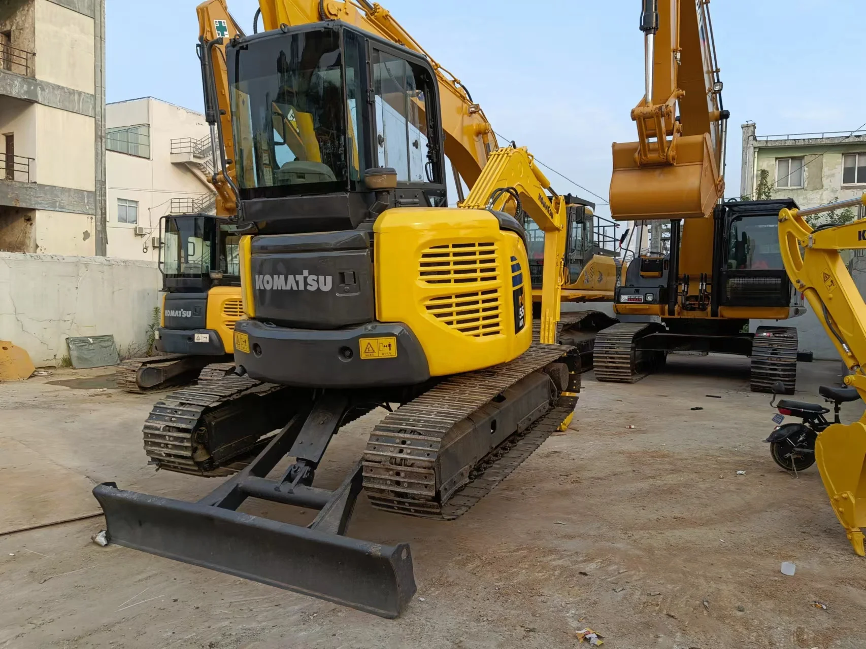 Mini Komatsu PC55 Excavator Small Digger, komatsu Pc55MR Excavator Cheap to Sale