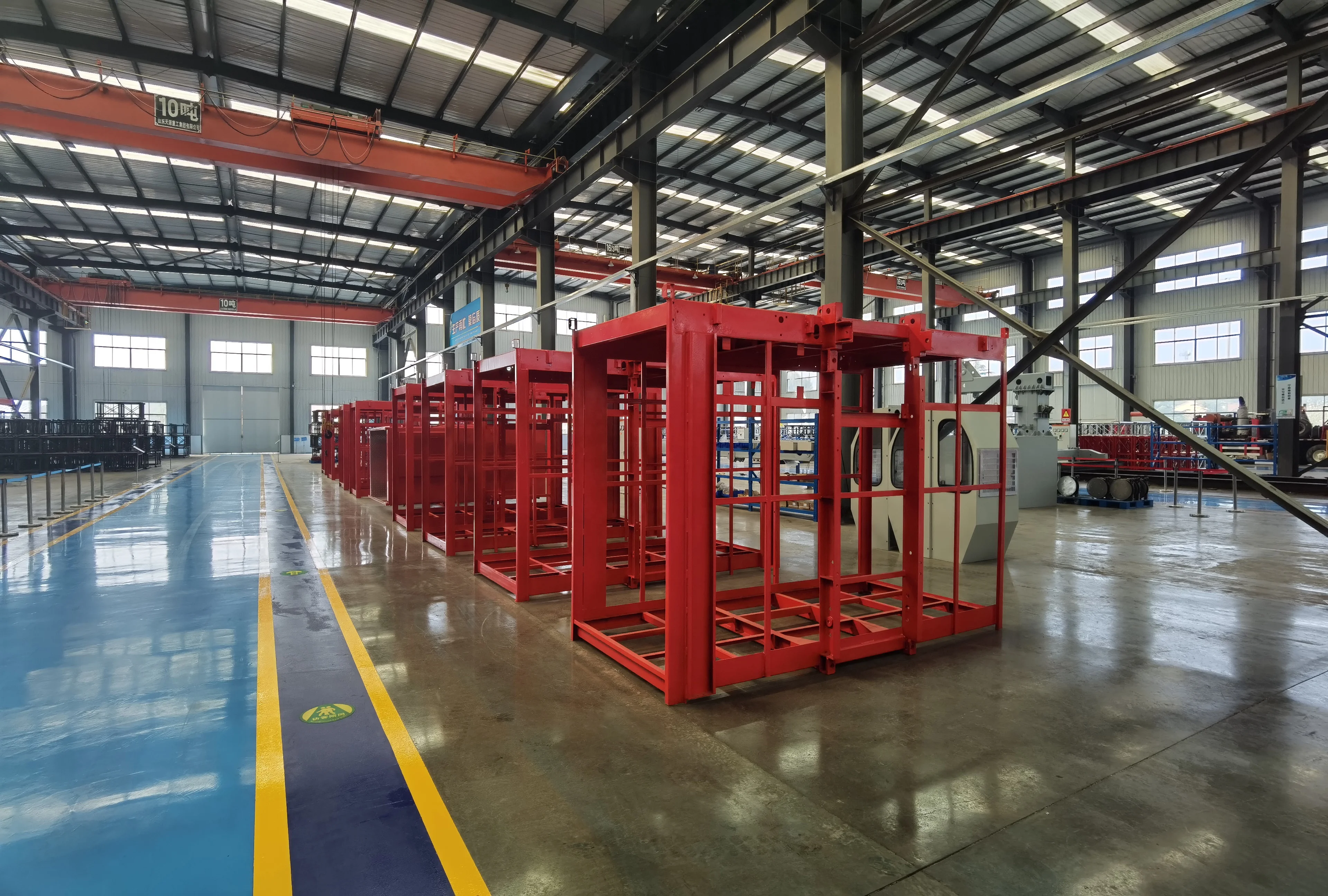 Cage type rack and pinion passenger and material lifter with stable and compact structure