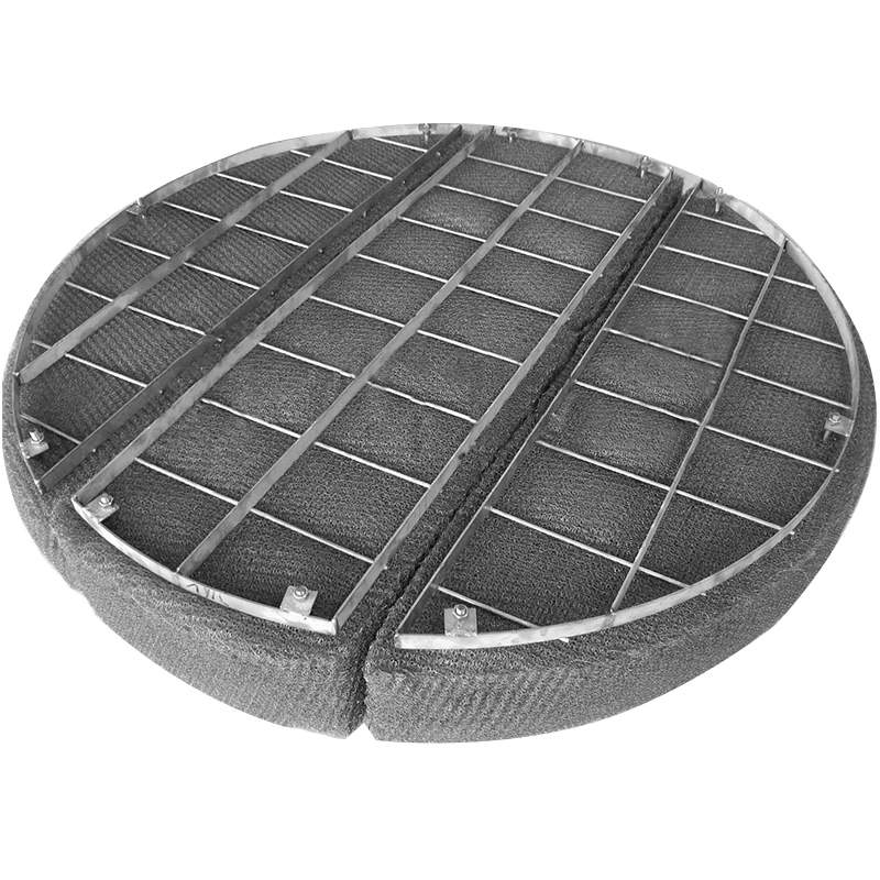 Stainless Steel Wire Mesh Gas Liquid Filter Mist Eliminator Demister Pad knitted wire mesh