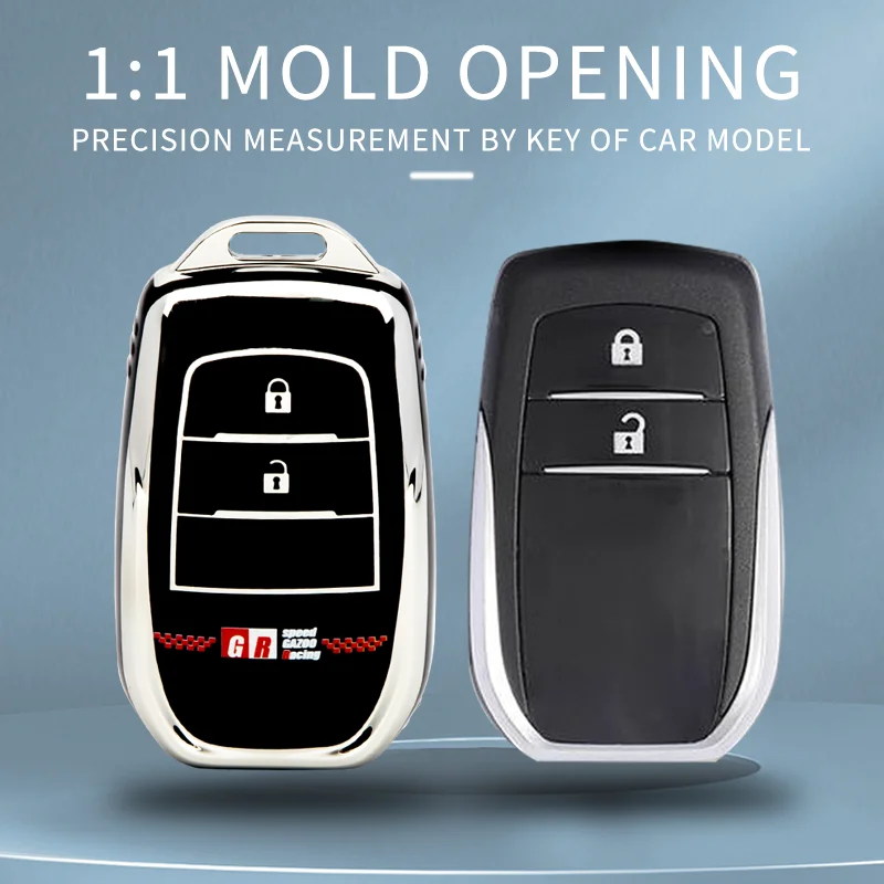 TPU Car Styling Key Case Cover Key Shell Protector for Toyota Corolla Camry RAV4 Yaris Avalon 4-Runner Scion