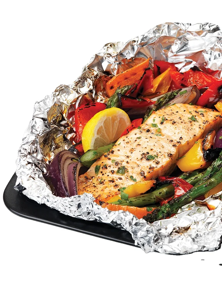 
Food grade household aluminum foil roll for food storage 30 cm catering aluminum foil for bake 