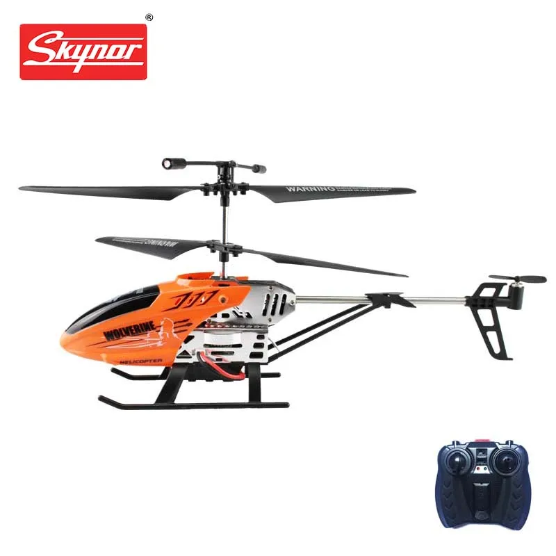 Funny hobby toys infrared control orange blue medium size 3.5ch multifunctional UAV gyro rc helicopter aircraft with light toys
