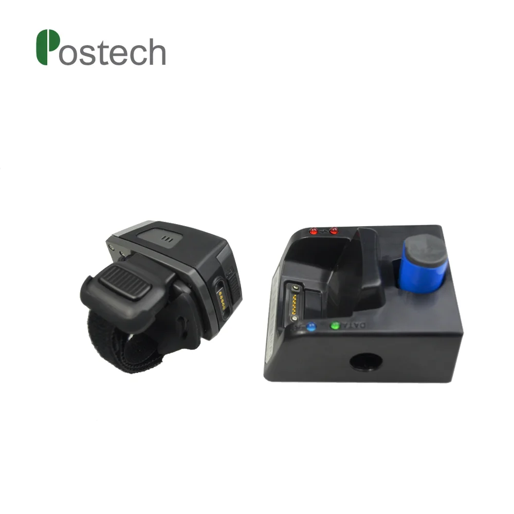 Wearable light-weight mobile power supply China WT01+ Barcode Scanner Laser reader bluetooth 1D android mobile phone/table pc