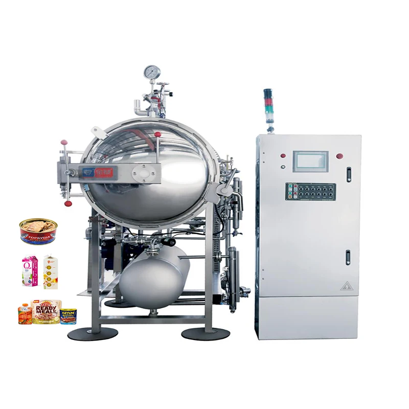 canned fish food small plastic bottle retort machine for sale