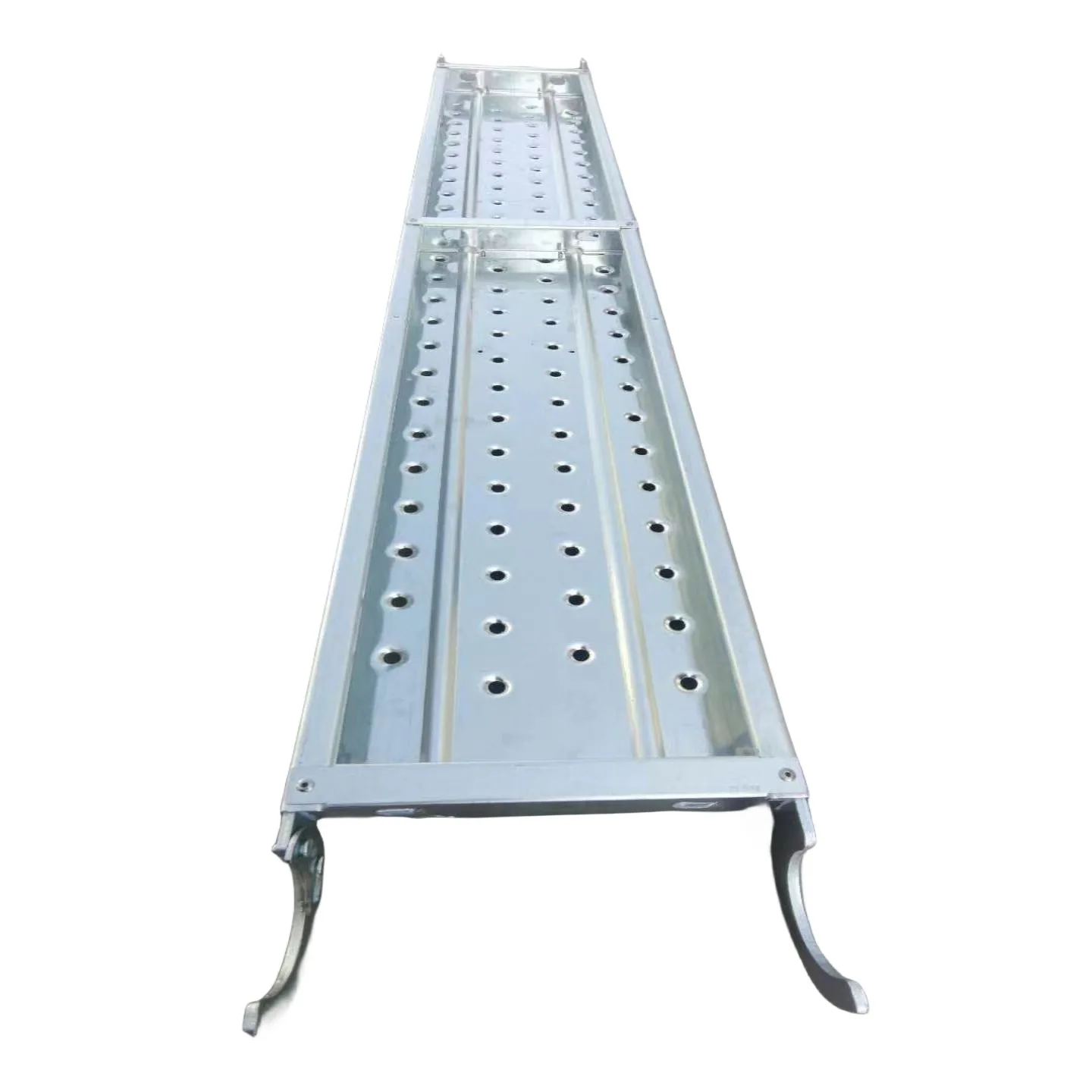 Traditional Style China Galvanized Painted Steel Ladder Catwalk Plank Hook Scaffold Prop Perforated Metal Scaffold Steel Plank