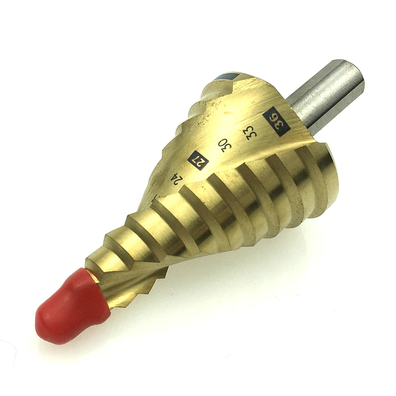 Professional factory machine tool equipment hss step drill bits dril bit for steel cutting