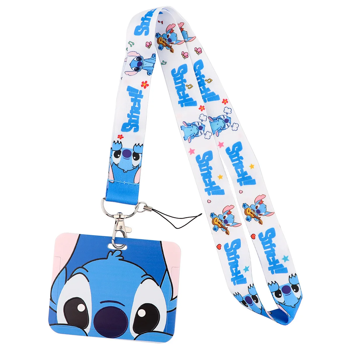 Cartoon Planet Baby strap key lanyard ID card gym phone strap USB badge holder string Cute keychain new