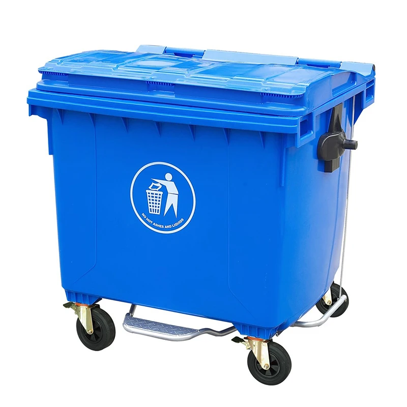 Hospitals 660L Creative Fancy Stand Garbage Can Medical Waste Bins Plastic Trash