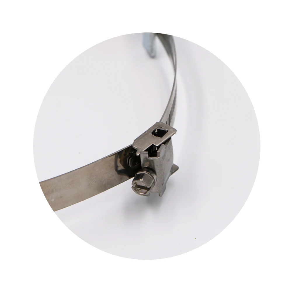 NF-D164-204 диапазон регулировки 125-210 мм металлический клин оптического кабеля обруч шланг зажим для подвешивания Телеком сети с крепежом