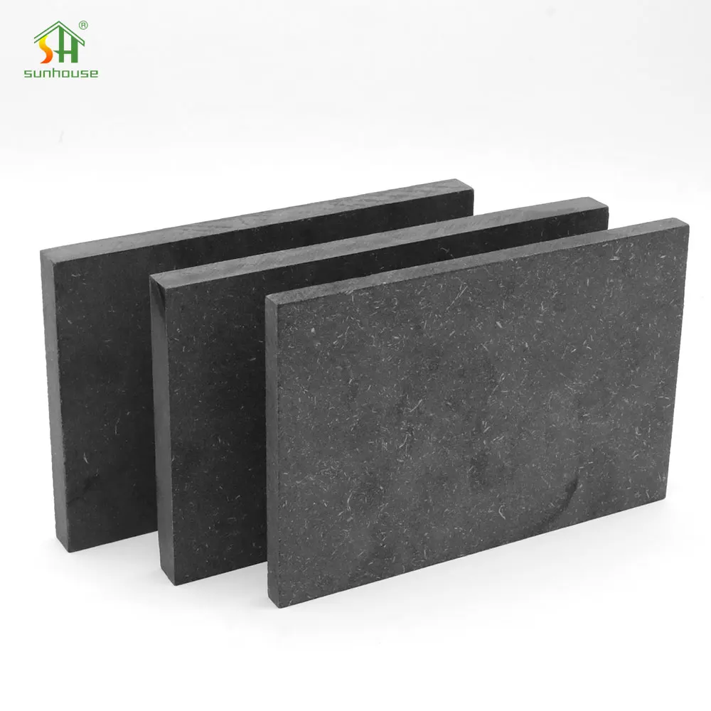 High Quality Black 4*8 MDF Board E1 15mm Medium Density Fiberboard Laminated Black MDF Board