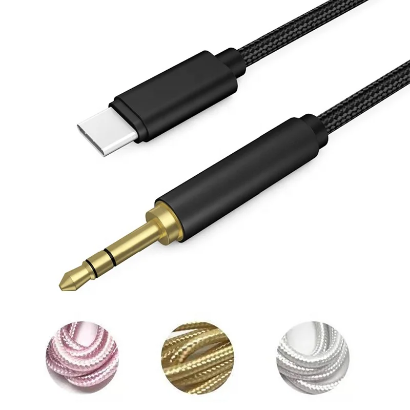 Xput Type C To 3.5MM 3.5 MM Aux Jack Cable Cord USB C USB-C To 3.5 MM Aux Audio Cable 1M
